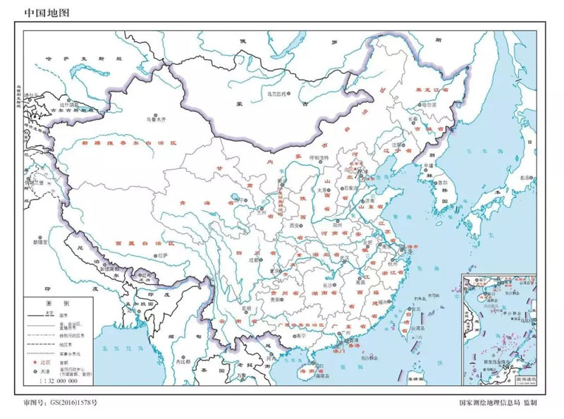 中国地图