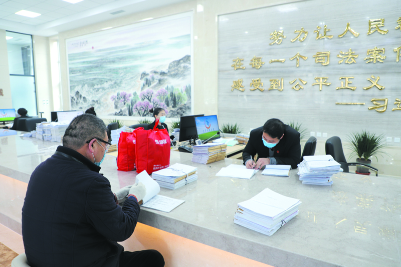 图3、接待务工人员疫情期间法律咨询