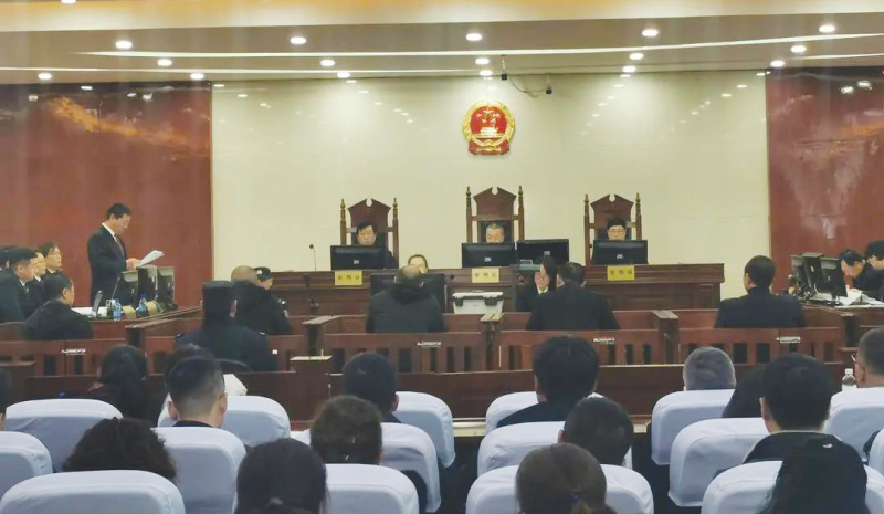 新邱法院的审判庭