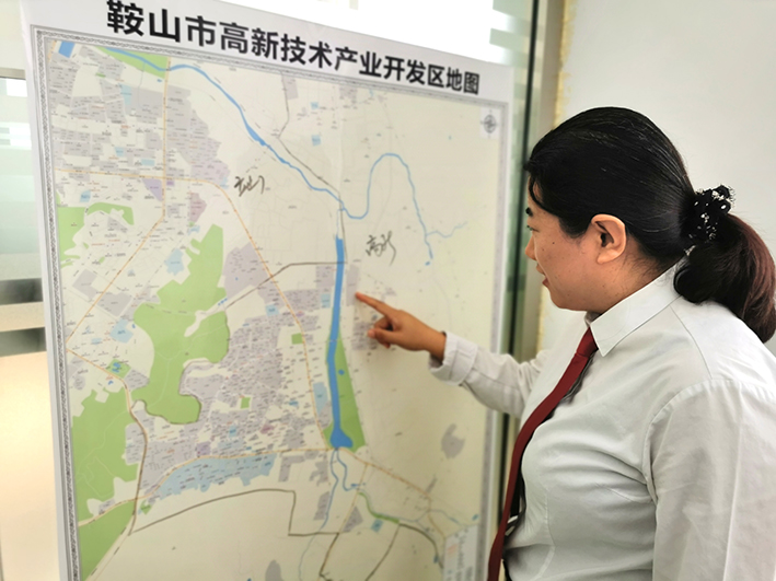 高新审判团队负责人付玉办公室的“营商地图”