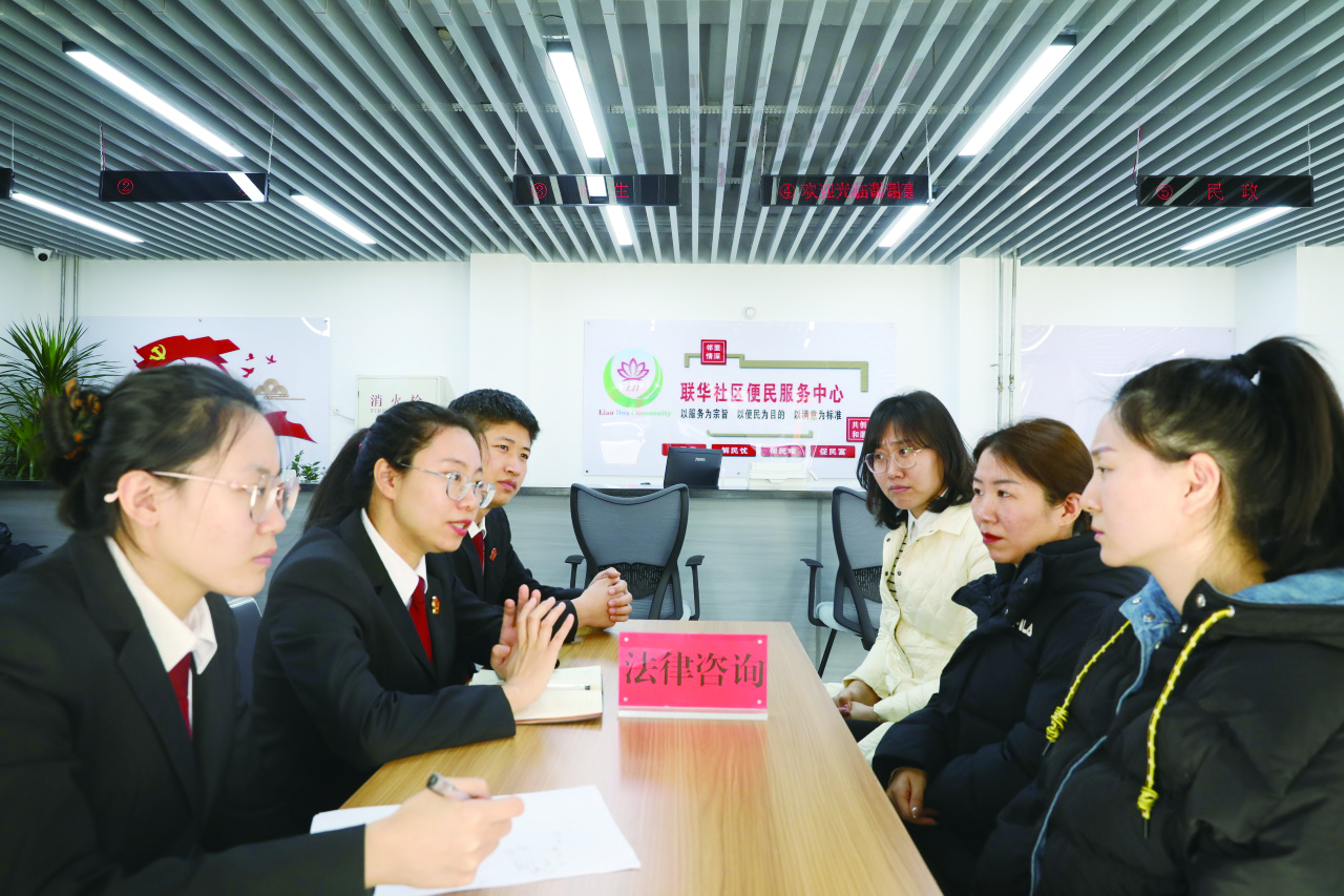 大连长兴岛法院：普法+答疑+倡议