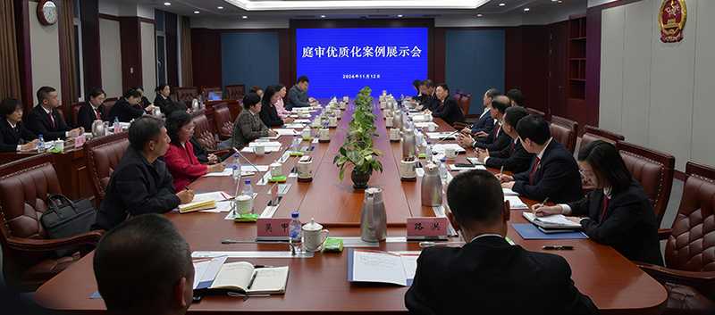 鞍山中院召开庭审优质化案例展示会