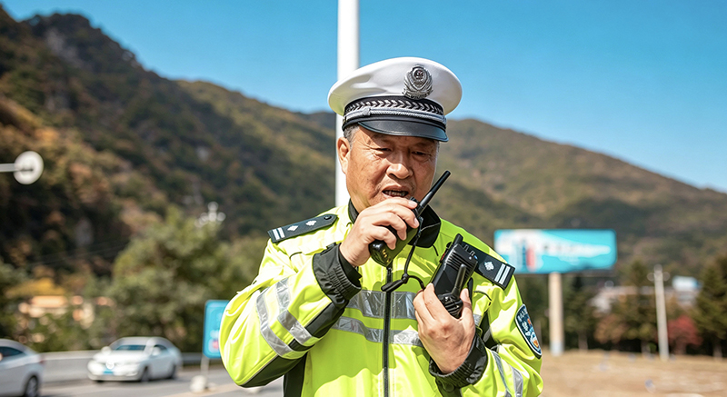 2    李兆顺在站最后一班岗。受访单位供图